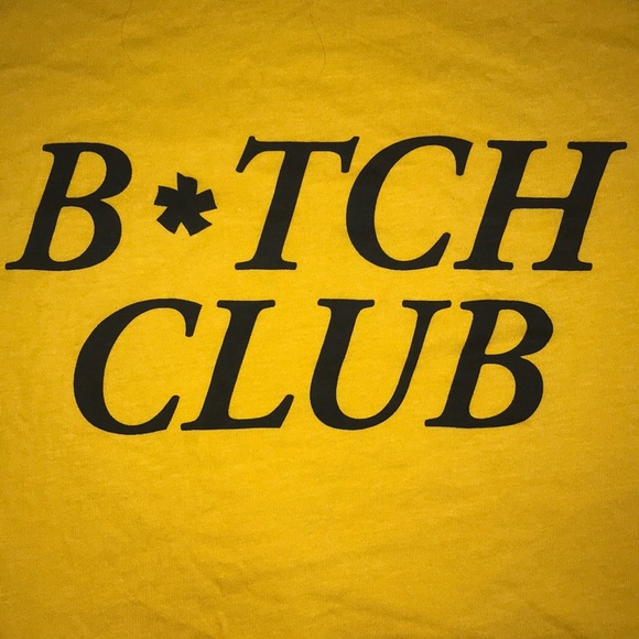 B*TCH CLUB Crop Tee - Picture 2 of 3